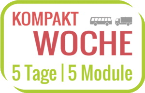 Kompaktwoche, 5 Tage, 5 Module