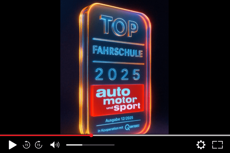 Wir sind ausgezeichnet! Top Fahrschule 2025