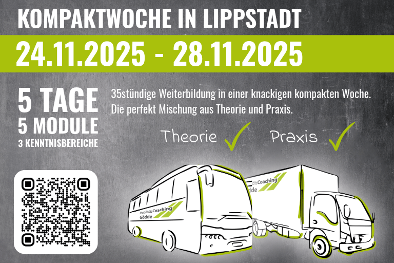 Kompaktwoche | 5 Tage | 5 Module | Lippstadt