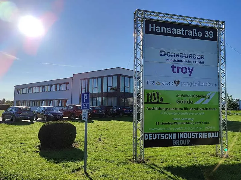 Gesamtansicht des Stützpunkts Lippstadt
